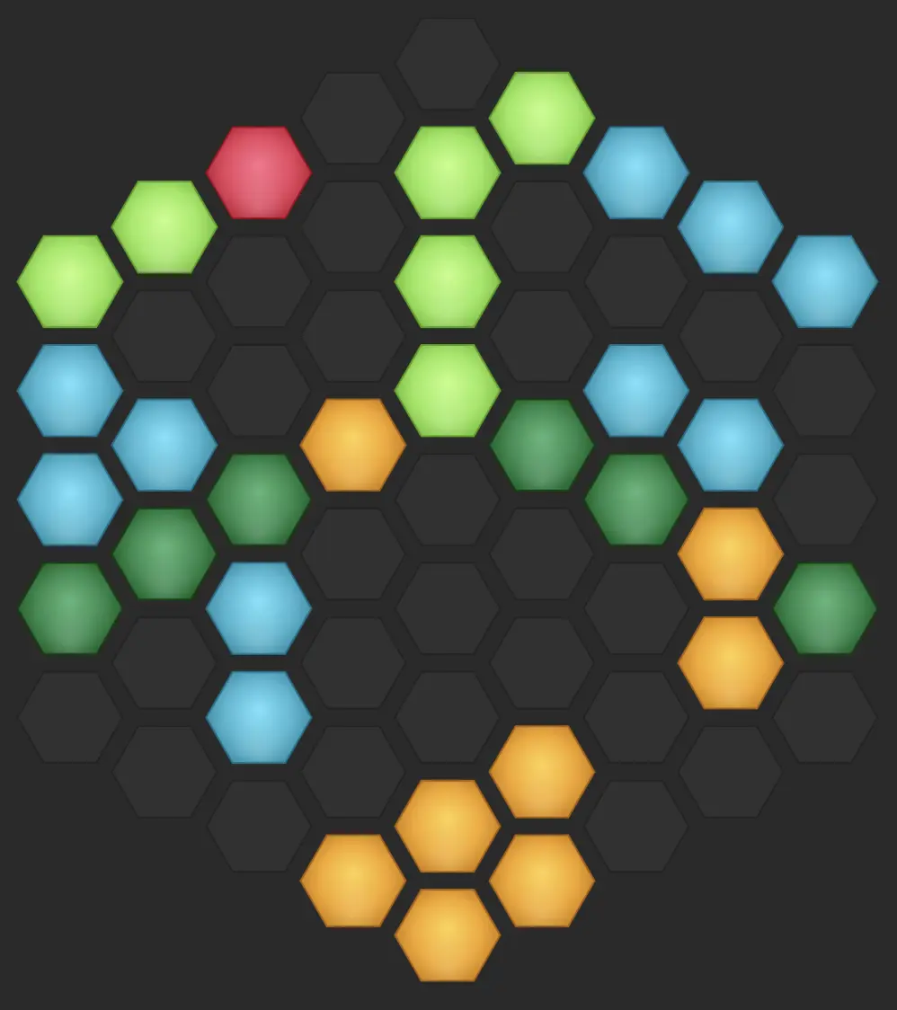 Drop colorful hex pieces, clear lines, beat your score. The game that was supposed to take 5 minutes and somehow it's midnight.